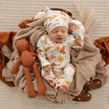 Snuggle Hunny - Cowboys Organic Snugglesuit Convertible Romper