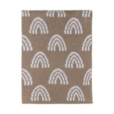 Living Textiles - Chenille Blanket - Rainbow Taupe