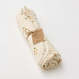 Over The Dandelions - Muslin Swaddle Daisy with Lace