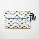 Project Ten - Pencil Case – Navy Horseshoe