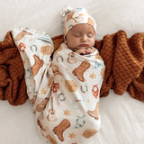 Snuggle Hunny - Jersey Wrap & Beanie Set