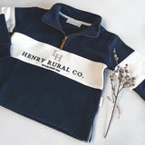 Love Henry - Boys Rural Co Sweater - Navy/White
