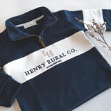 Love Henry - Boys Rural Co Sweater - Navy/White