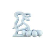 My Little Giggles - Silicone Bunny with Ring Teether Duo