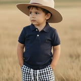 Love Henry - Boys Polo Shirt - Navy