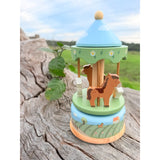 Onya Kids - Wooden Farm Carousel Music Box