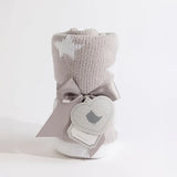 Living Textiles - Chenille Blanket - Galaxy/Grey