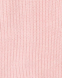 Bebe - PALE PINK KNITTED ZIP ROMPER