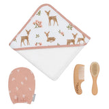 Living Textiles - 4pc Baby Bath Gift Set - Sophia's Garden