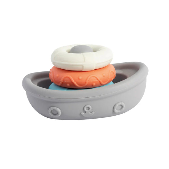 Playground - Silicone Stacking Boat with Rings