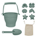 Playground - Silicone 8pc Bucket & Spade Set