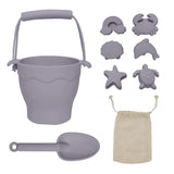 Playground - Silicone 8pc Bucket & Spade Set