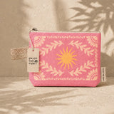 Enjoy The View - Small Toiletry Bag 22cm(8.5)" | Lightweight Tyvek Pouch Pink