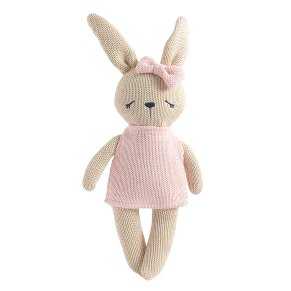 Living Textiles - Knitted Animal Toy - Bella the Bunny