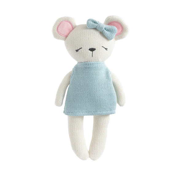 Living Textiles - Knitted Animal Toy - Molly the Mouse