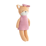 Living Textiles - Knitted Animal Toy- Frankie the Fox