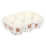 Lou Lou Bell - Hen Print Ceramic Egg Holder