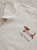 Bencer & Hazelnut - Tee: Silly Sausage Pink