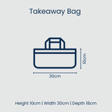 Project Ten - Leopard Takeaway Bag