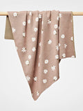 Over The Dandelions - Daisy Blanket in Mushroom