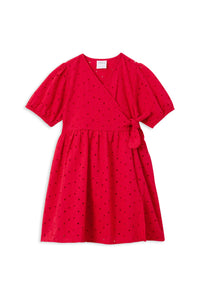 Milky - Red Broderie Dress