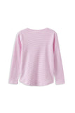 Milky - Pink Stripe Henley
