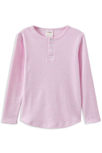Milky - Pink Stripe Henley