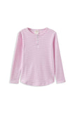 Milky - Pink Stripe Henley