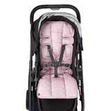 Outlook Baby - Pram Liner - Dusty Rose Hearts