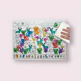 Nourish By Nature - Silicone Colouring Mat - Seek N Spot Animal Design