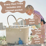 Kove & Co - Maxi Tribe Bag in Cherry Cola