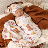 Snuggle Hunny - Jersey Wrap & Beanie Set