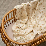 Over The Dandelions - Muslin Swaddle Daisy with Lace