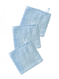 Kiin - Wash Cloths 3 Pack - Sky