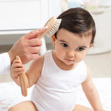Living Textiles - 3pc Baby Wooden Brush & Comb Set
