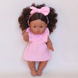 SALLI COLLECTIVE - Petal Pink Dolls Bow Dress Headwrap and Bloomers