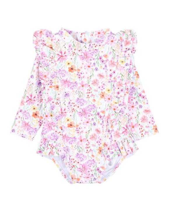 MiniHaha - Nadia Print LS Sunsuit