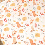 Snuggle Hunny - Fitted Cot Sheet - Cowboys