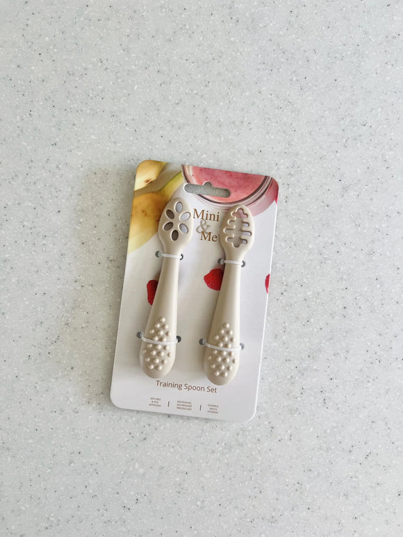 Cuddle Bug & Co - Training Spoon Set Almond