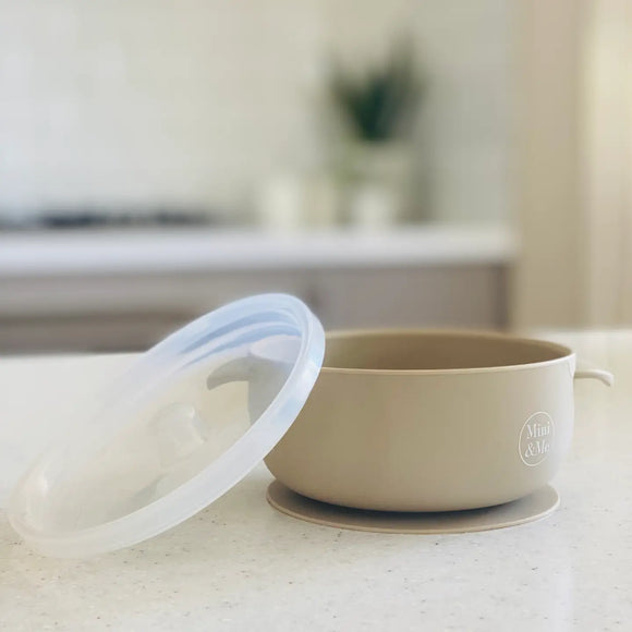 Cuddle Bug & Co - Round Bowl with Lid Almond