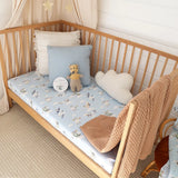 Snuggle Hunny - Fitted Cot Sheet - Taking Flight