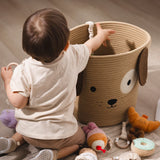 Living Textiles - Cotton Rope Animal Hampers - Puppy