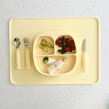 Cuddle Bug & Co - Mini & Me Divider Plate Custard