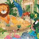 Crocodile Creek - Flat House Puzzle 50 Pc - Zoo