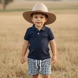 Love Henry - Boys Sonny Shorts - Navy Check