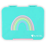 Mum Made Yum - Bento Lunchbox (Large) - Teal Rainbow