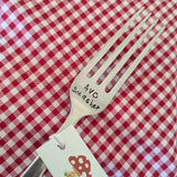 Samantha's Studio - "Avo Smasher" Quote Cutlery (Fork), Vintage Stamped Cutlery