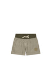 Jamie Kay - Noah Short - Fine Vertical Stripe Dark Olive