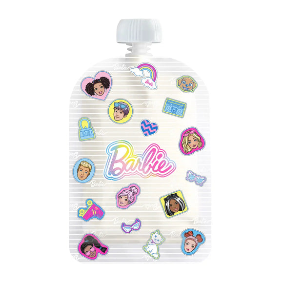 Sinchies - 150ml Reusable Food Pouches - Barbie™ - Team Barbie