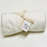 Cuddle Bug & Co (Mini & Me) - Heirloom Baby Blanket Ivory